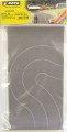 NOCH 60710 Country Road Grey Curve 'H0' 66mm wide (2 sheets)